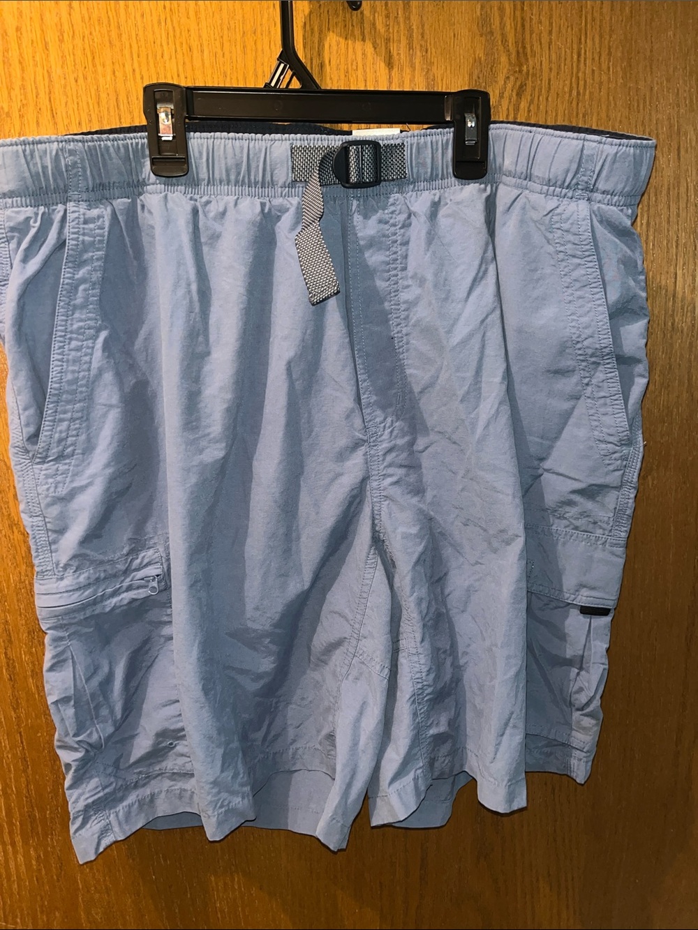 Columbia Light Blue Men's Swim Trunks with Adjustable Web Belt See picture